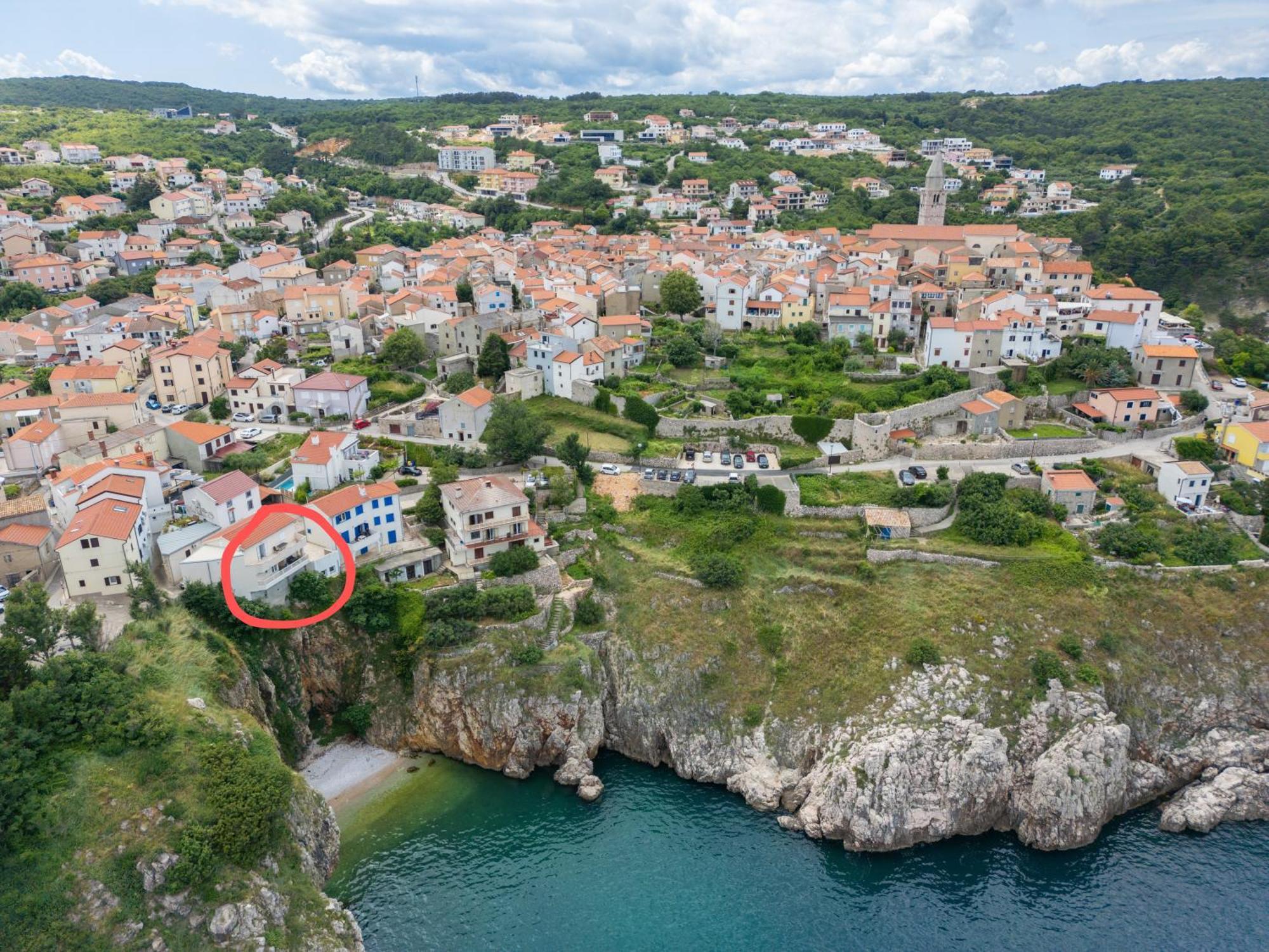 Ferienwohnung Dume Vrbnik Exterior foto