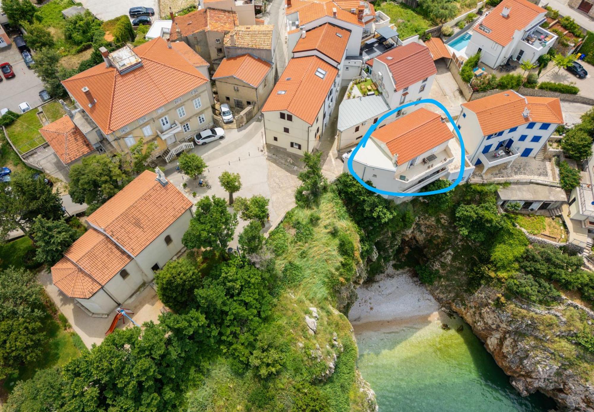 Ferienwohnung Dume Vrbnik Exterior foto